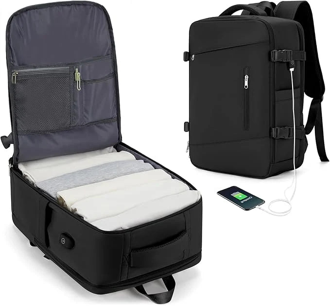 MOCHILA VIAJERA® con puerto USB ‼️APROBADA POR AEROLINEAS‼️