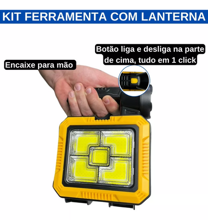 🌟🔦KIT HERRAMIENTAS, LINTERNA Y CARGADOR 🌟🔦