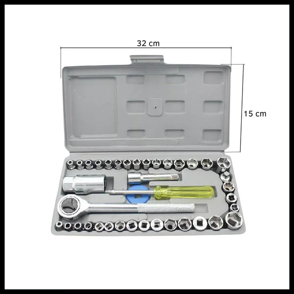 ‼️MÁSTER TOOL‼️ CAJA DE HERRAMIENTA (PORTÁTIL) DE 40 PIEZAS