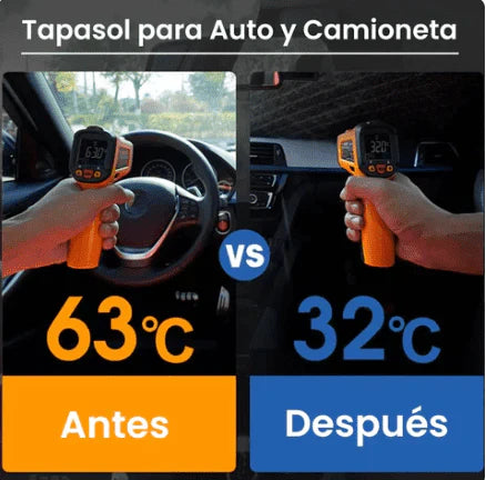 SOMBRILLA TAPASOL MULTI FUNCIONAL PARA AUTO Y CAMIONETA