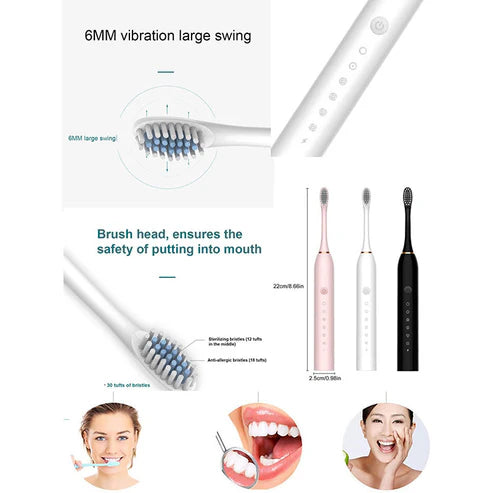 ‼️DENTAL PRO‼️ Cepillo de dientes eléctrico sónico X3